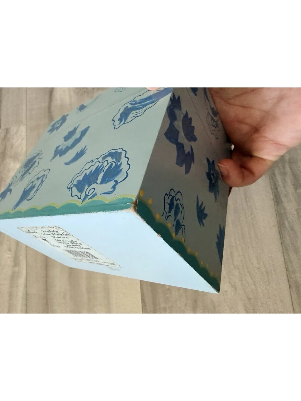 Hallmark Recipe Box By Kimberly Hodges Blue Green Teapot Design